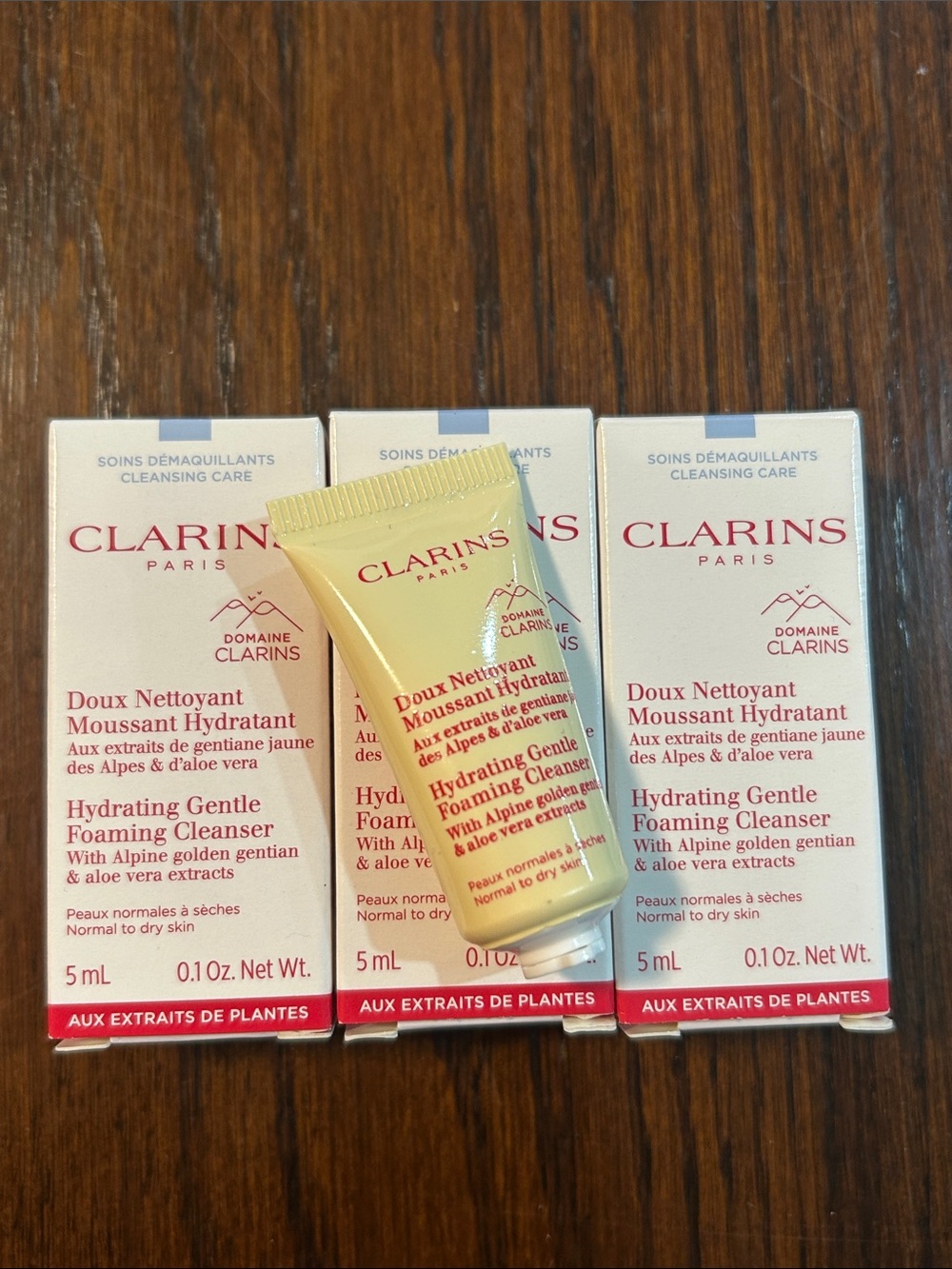 5mlx3 Clarins Hydrating Gentle Foaming Cleanser